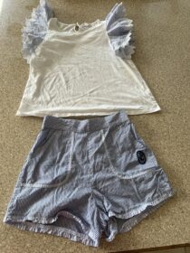 Worn once Authentic Chloe Top&Short 12yr/6 UK