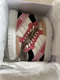 BNWB Dior D-Player Quilted Nylon Calfskin Sneakers 38EU/5UK