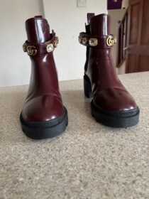 Used Authentic Jewel Strap Ankle Boots 38EU/5UK