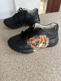 Pre owned Authentic Gucci Rhyton Black Tiger Size 6 UK